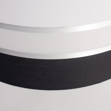 Hanglamp aan koord CORAL 1xE27/60W/230V zwart-wit