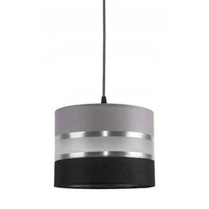 Hanglamp aan koord CORAL S 1xE27/60W/230V zwart grijs