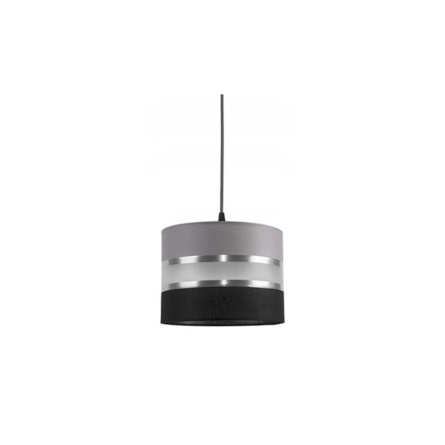 Hanglamp aan koord CORAL S 1xE27/60W/230V zwart grijs