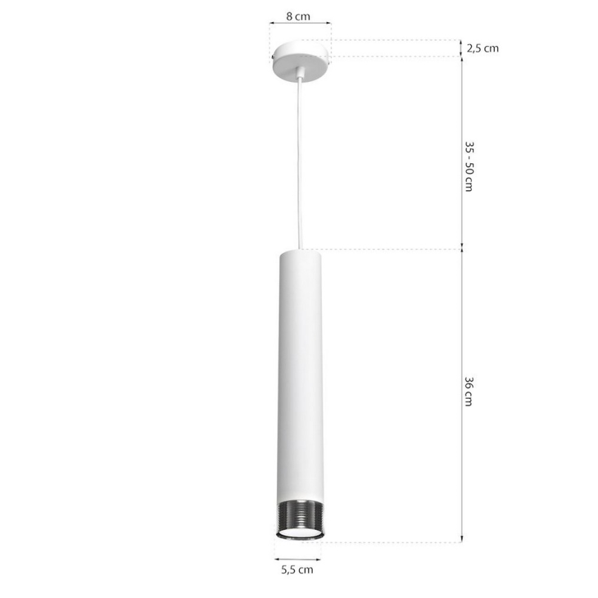 Hanglamp aan koord DANI 1xGU10/8W/230V