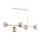 Hanglamp aan koord DANSA 5xE14/10W/230V gouden