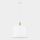 Hanglamp aan koord DEVA 1xE27/25W/230V wit