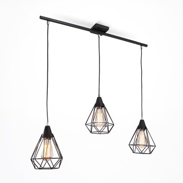 Hanglamp aan koord DIAMOND 3xE27/60W/230V 83 cm