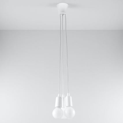 Hanglamp aan koord DIEGO 3xE27/60W/230V