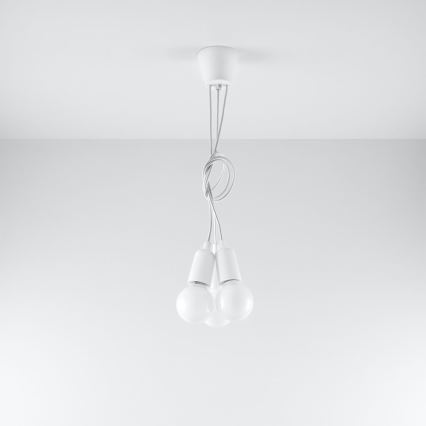 Hanglamp aan koord DIEGO 3xE27/60W/230V