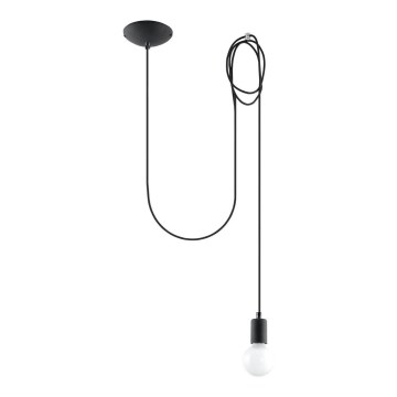 Hanglamp aan koord EDISON 1 1xE27/60W/230V zwart