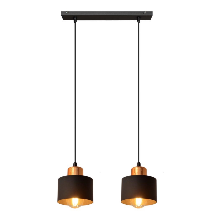 Hanglamp aan koord EDISON 2xE27/15W/230V