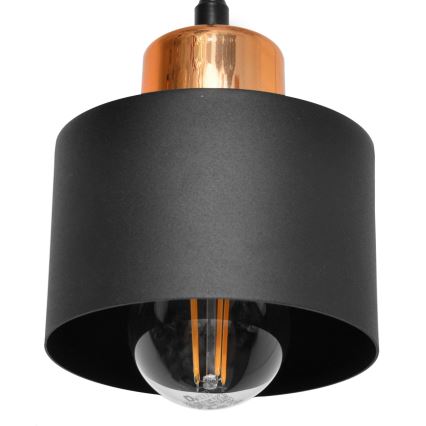 Hanglamp aan koord EDISON 3xE27/15W/230V
