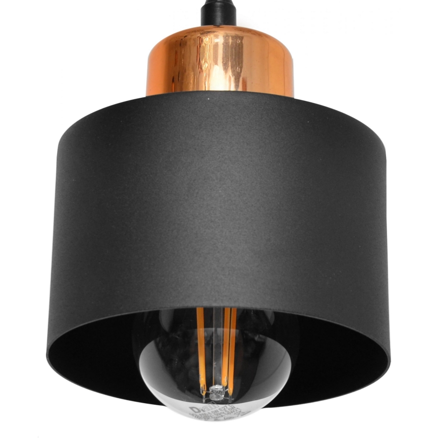 Hanglamp aan koord EDISON 3xE27/15W/230V