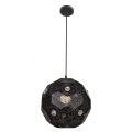 Hanglamp aan koord EUPHORIA 1xE27/40W/230V zwart