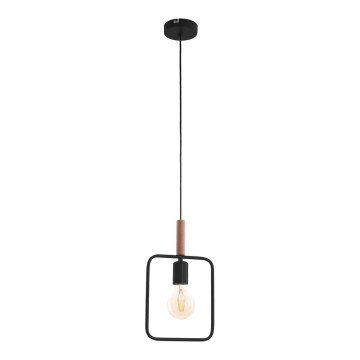 Hanglamp aan koord FRAME 1xE27/60W/230V zwart