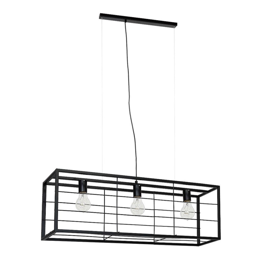 Hanglamp aan koord FRAME 3xE27/60W/230V