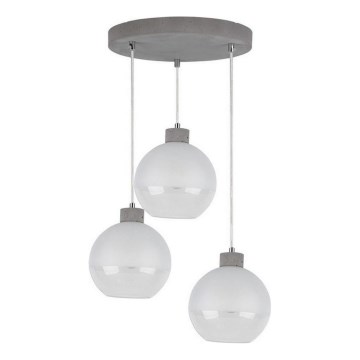 Hanglamp aan koord FRESH 3xE27/60W/230V - FSC-gecertificeerd