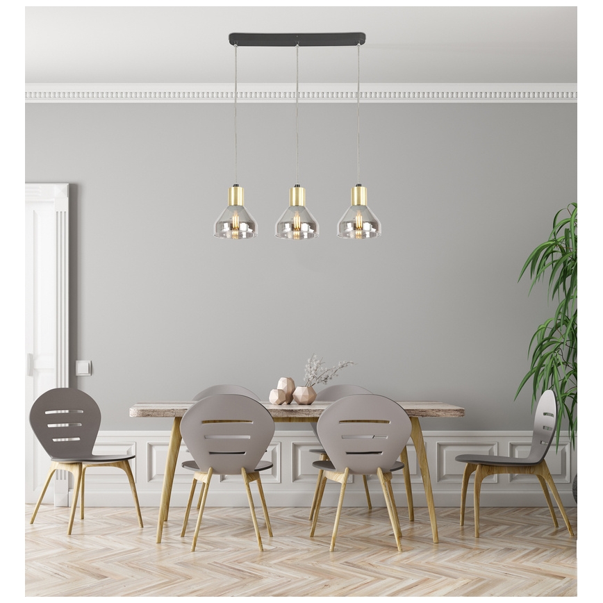 Hanglamp aan koord GREGORY 3xE14/40W/230V