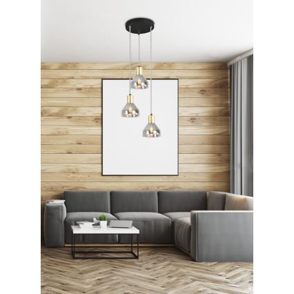 Hanglamp aan koord GREGORY 3xE14/40W/230V
