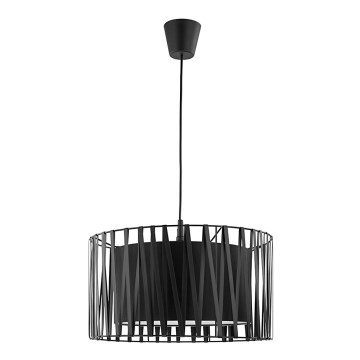 Hanglamp aan koord HARMONY BLACK 1xE27/60W/230V