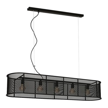 Hanglamp aan koord HECTOR 5xE27/60W/230V