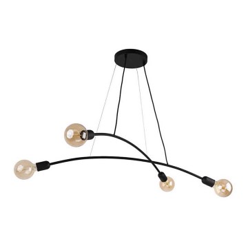 Hanglamp aan koord HELIX 4xE27/60W/230V