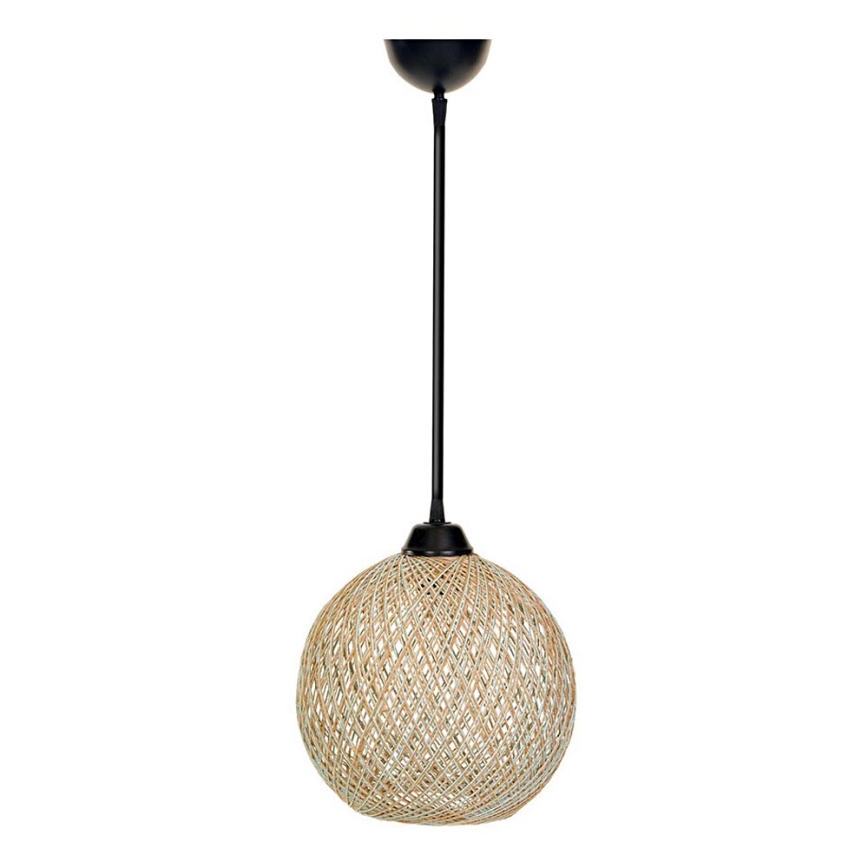 Hanglamp aan koord JUTE 1xE27/60W/230V beige