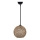 Hanglamp aan koord JUTE 1xE27/60W/230V bruin