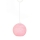 Hanglamp aan koord JUTE 1xE27/60W/230V roze