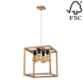 Hanglamp aan koord KAGO 4xE27/60W/230V - FSC-gecertificeerd