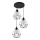 Hanglamp aan koord KARO 3xE27/15W/230V