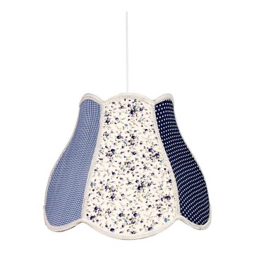 Hanglamp aan koord kinderkamer ZUZA 1xE27/60W/230V blauw