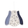 Hanglamp aan koord kinderkamer ZUZA 1xE27/60W/230V blauw