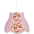 Hanglamp aan koord kinderkamer ZUZA 1xE27/60W/230V roze