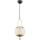Hanglamp aan koord LERANS 1xE27/60W/230V