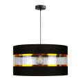 Hanglamp aan koord LIND 1xE27/60W/230V zwart