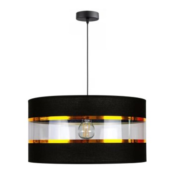 Hanglamp aan koord LIND 1xE27/60W/230V zwart