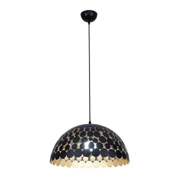 Hanglamp aan koord LISA BLACK 1xE27/60W/230V