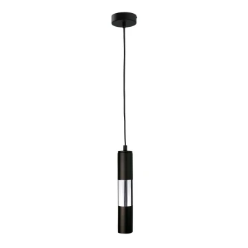 Hanglamp aan koord MAGNUMA 1xGU10/50W/230V zwart/glanzend chroom