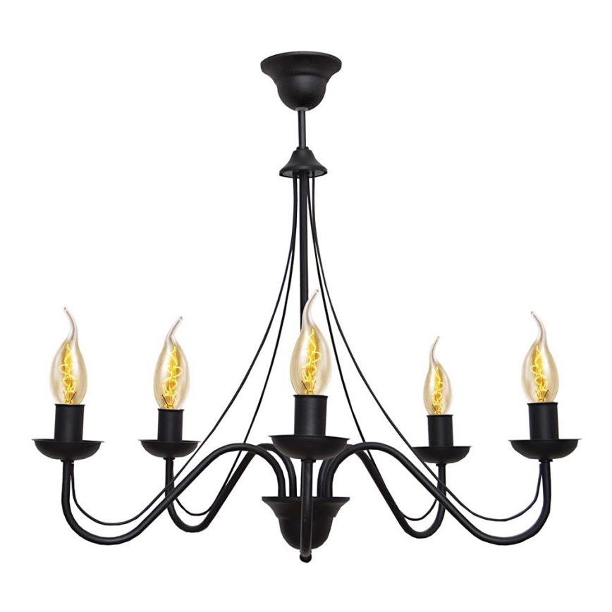 Hanglamp aan koord MALBO II 5xE14/10W/230V