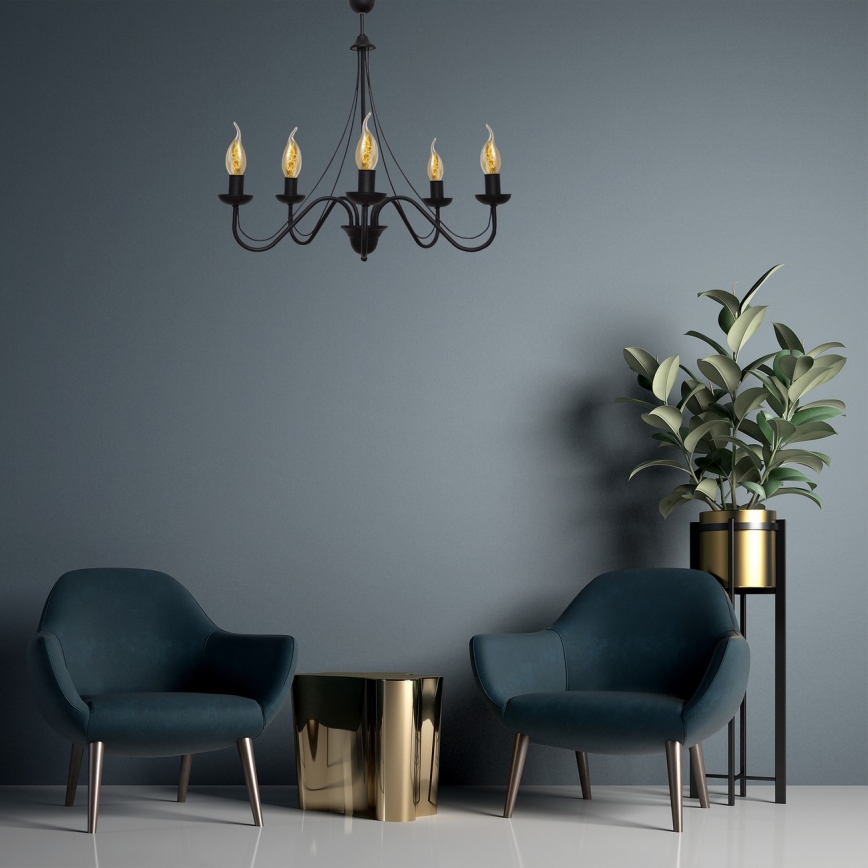 Hanglamp aan koord MALBO II 5xE14/10W/230V