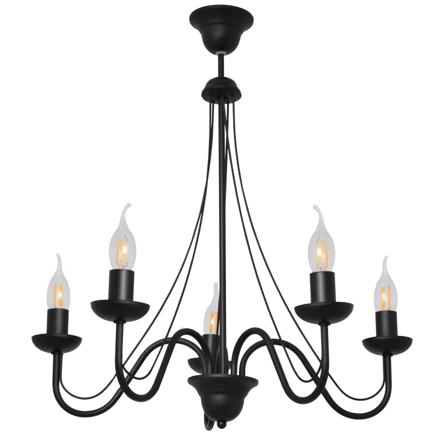Hanglamp aan koord MALBO II 5xE14/10W/230V
