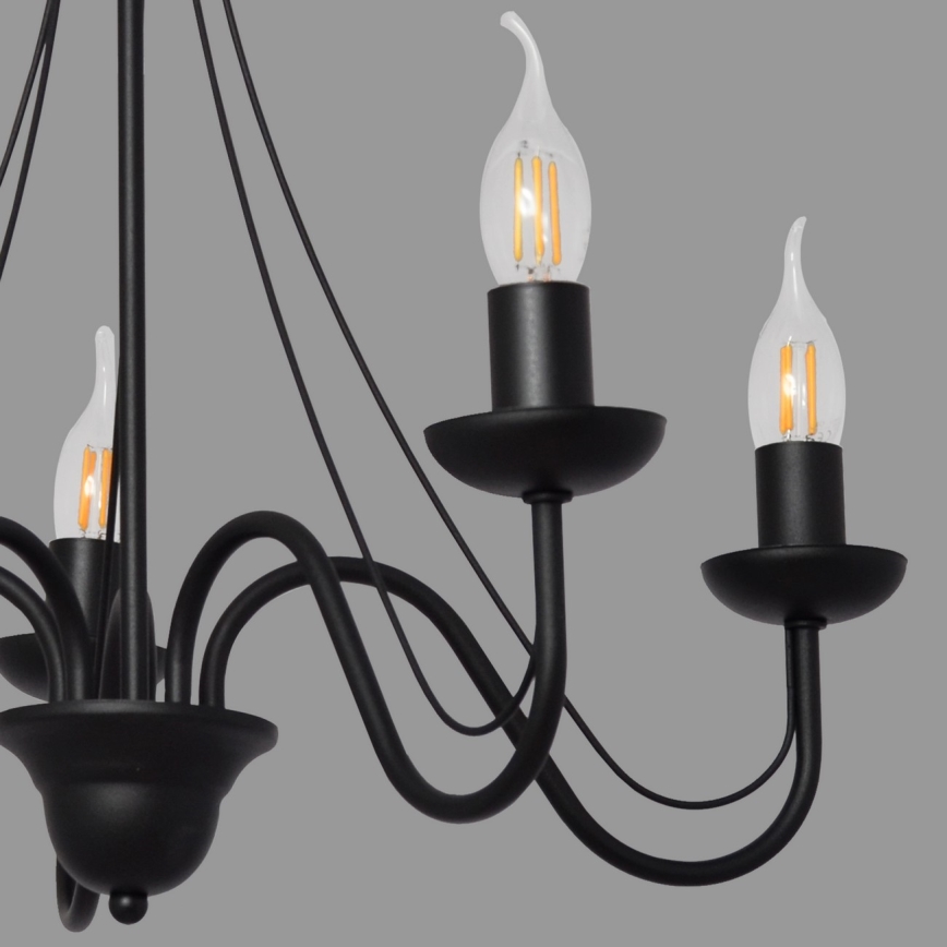 Hanglamp aan koord MALBO II 5xE14/10W/230V