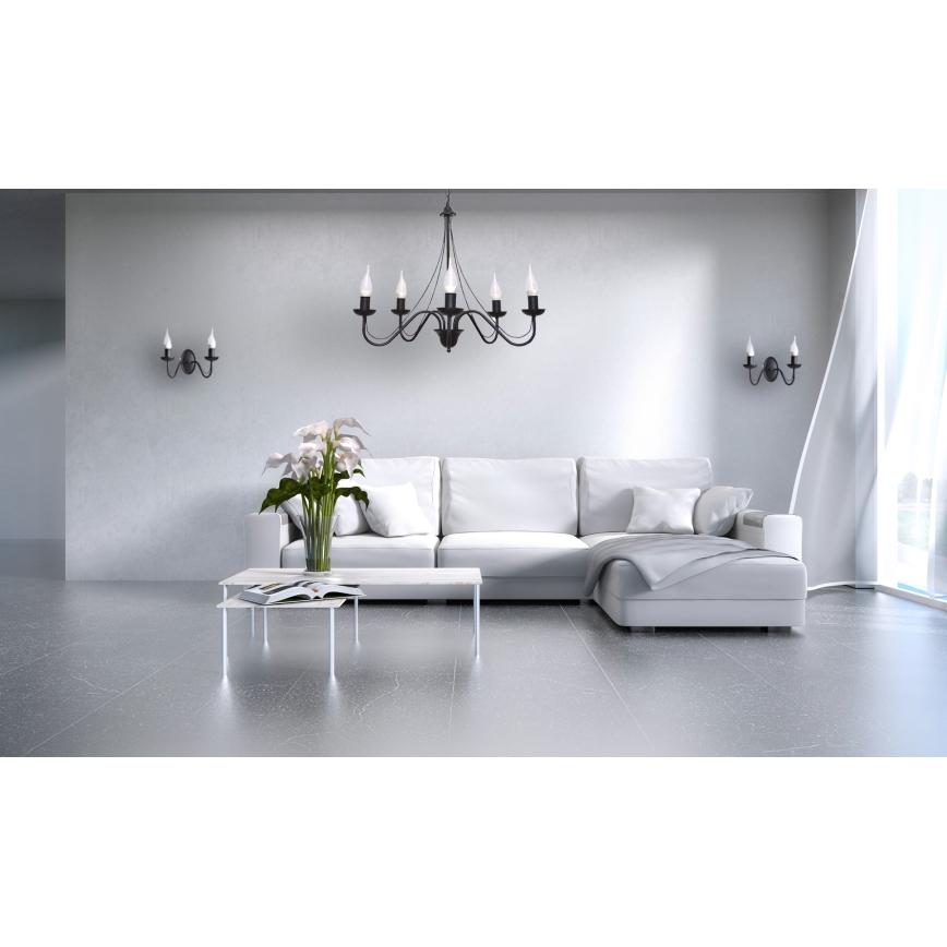 Hanglamp aan koord MALBO II 5xE14/10W/230V
