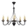 Hanglamp aan koord MALBO III 5xE14/60W/230V