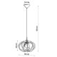 Hanglamp aan koord MANDELINO 1xE27/60W/230V
