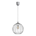 Hanglamp aan koord MERCURE 1xE27/15W/230V grijs