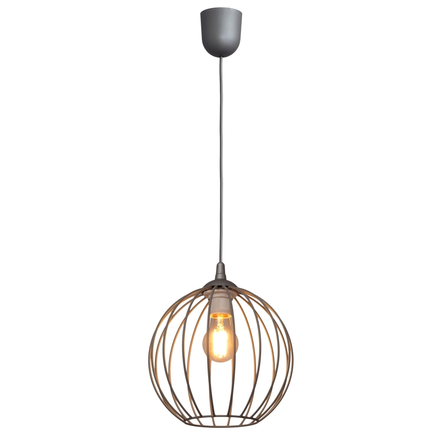 Hanglamp aan koord MERCURE 1xE27/15W/230V grijs