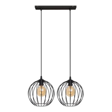 Hanglamp aan koord MERCURE 2xE27/15W/230V