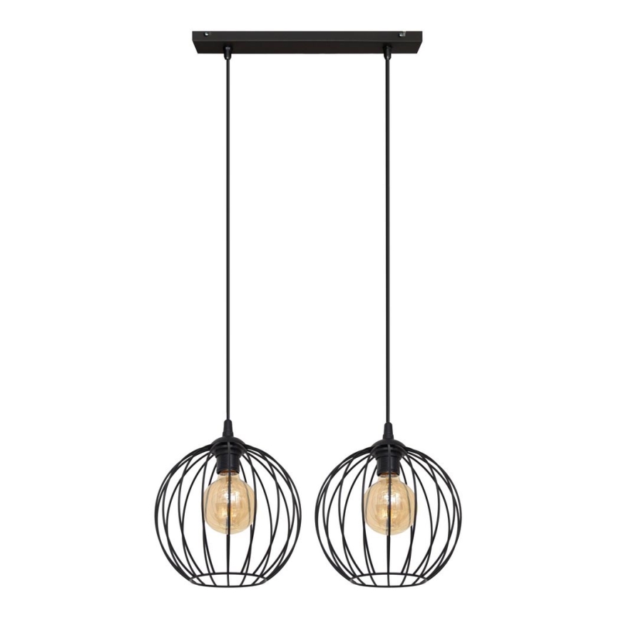 Hanglamp aan koord MERCURE 2xE27/15W/230V