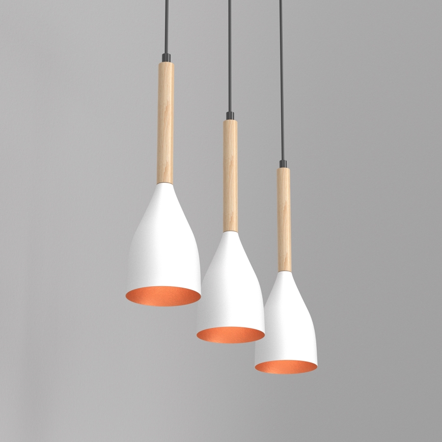 Hanglamp aan koord MUZA 3xE27/60W/230V