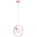 Hanglamp aan koord NEXO 1xE27/40W/230V roze