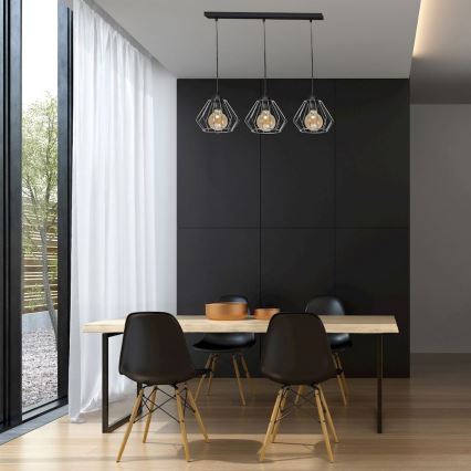 Hanglamp aan koord NORMAN 1xE27/60W/230V