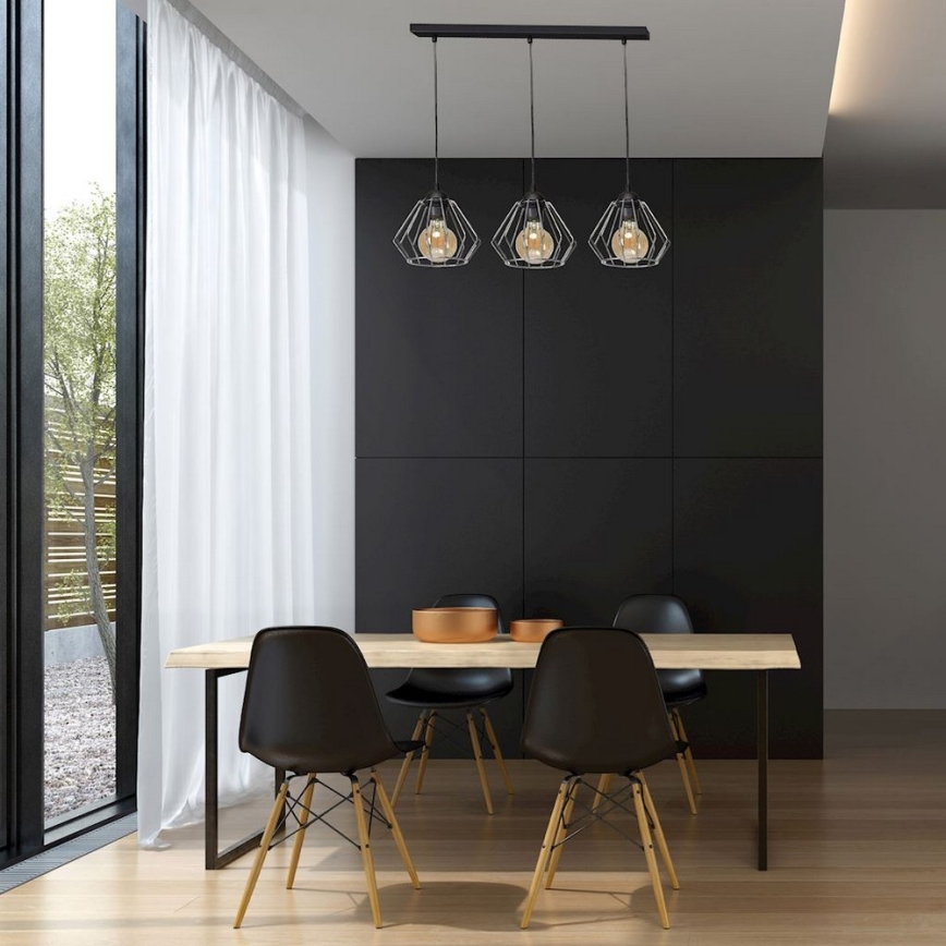 Hanglamp aan koord NORMAN 1xE27/60W/230V